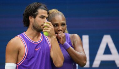 Serena Williams, Carlos Alcaraz fall in US Open mixed doubles quarterfinal | Tennis News