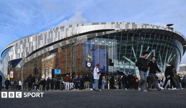 Beyonce, Travis Scott and Bad Bunny performing live at Tottenham Hotspur Stadium