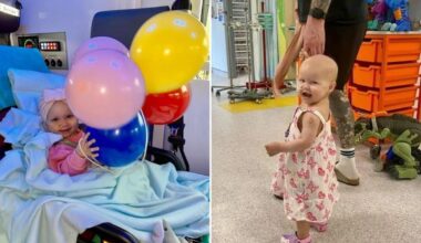 Baby, 1, diagnosed with rare cancer after doctors dismissed symptoms as constipation