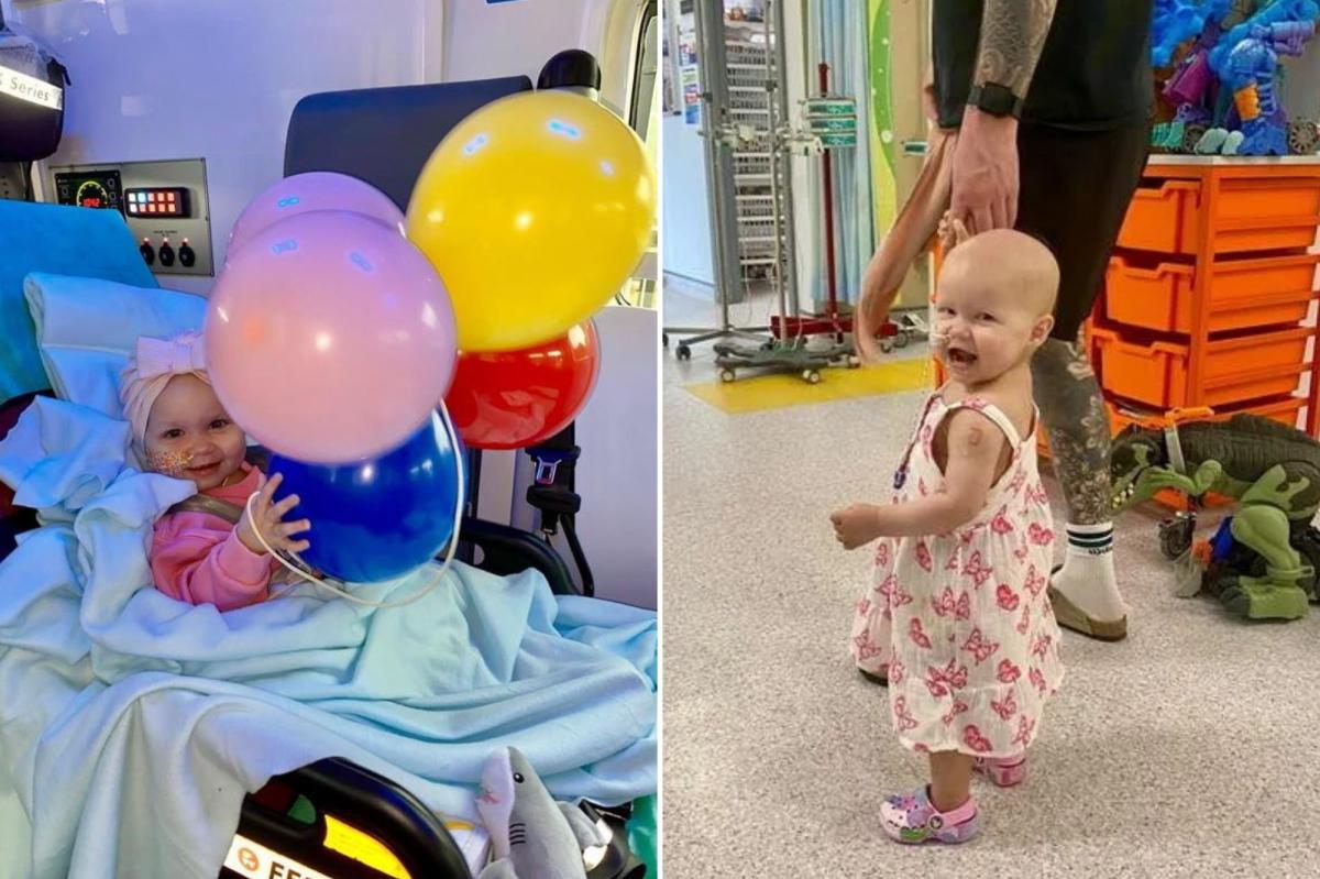 Baby, 1, diagnosed with rare cancer after doctors dismissed symptoms as constipation