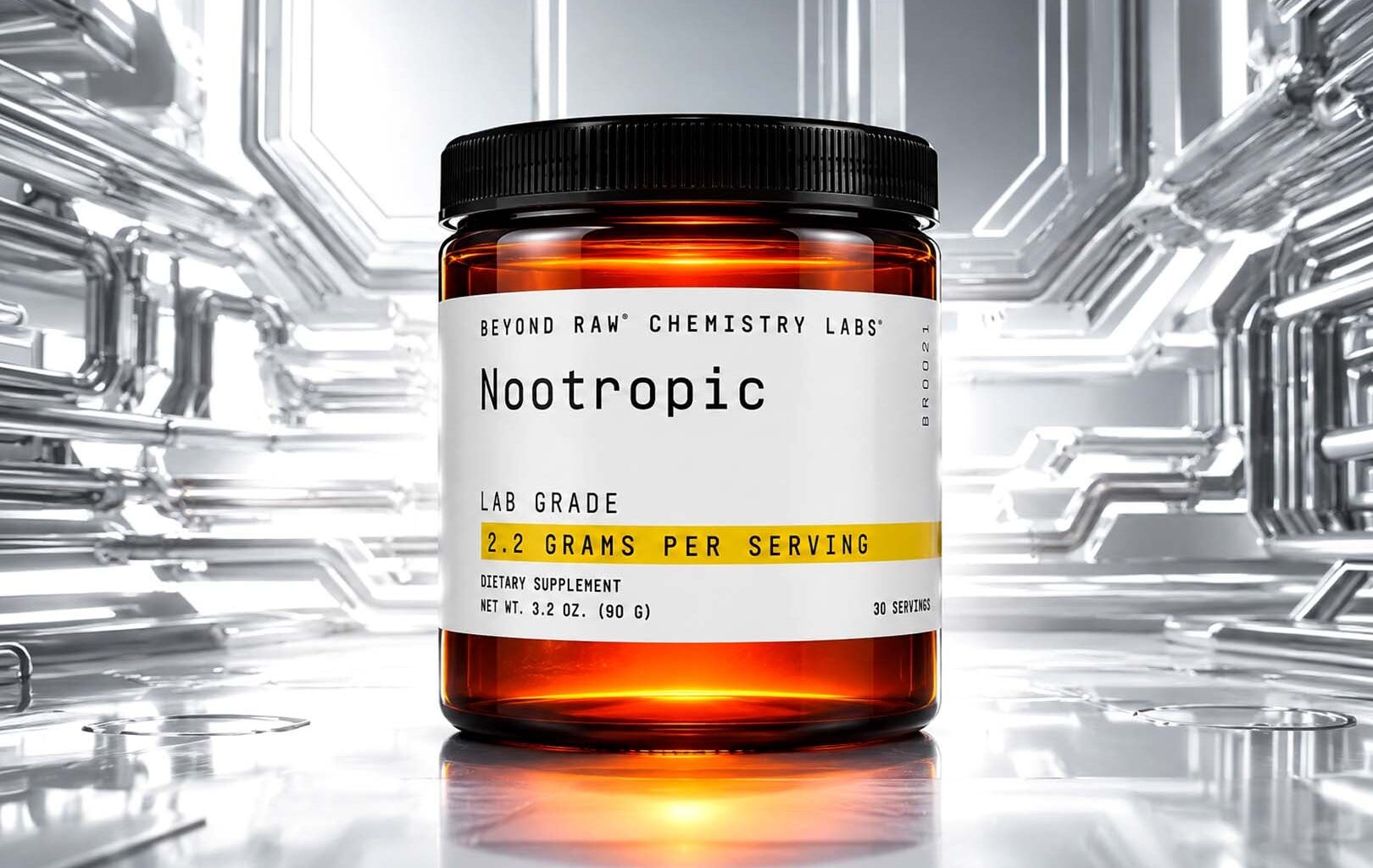GNC Beyond Raw Chemistry Labs Nootropic built for focus