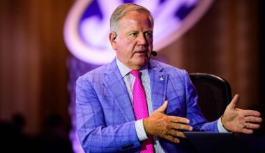 Brian Kelly's game-by-game 2026 predictions for LSU, Notre Dame
