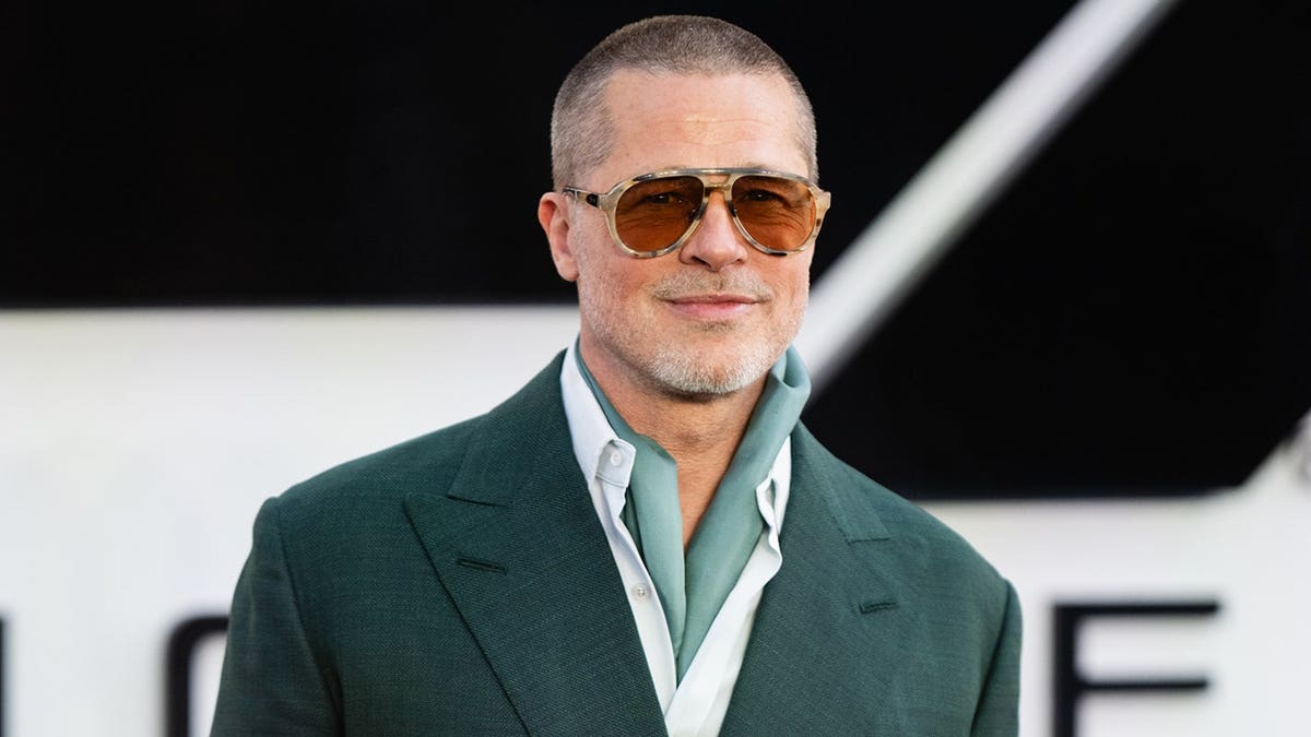 Brad Pitt at the London, England premiere of 