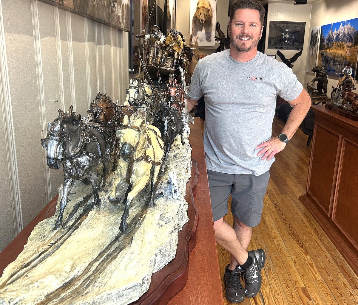 Chance encounter over sculpture leads to new displays for CDA gallery owner in time for big art weekend