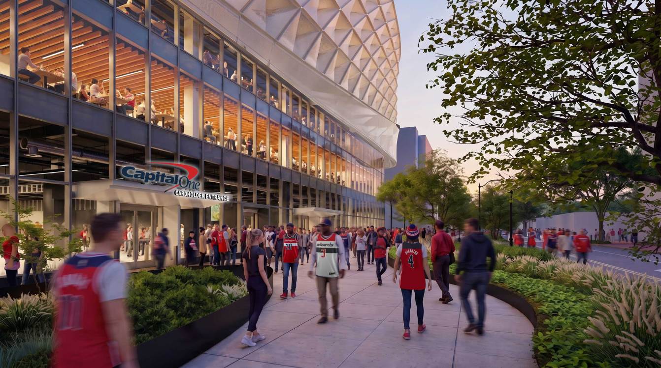 Capital One Arena cardholder entrance