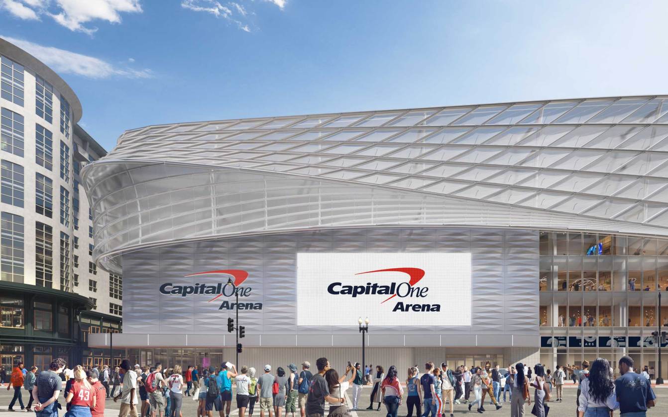 Capital One Arena G Street exterior