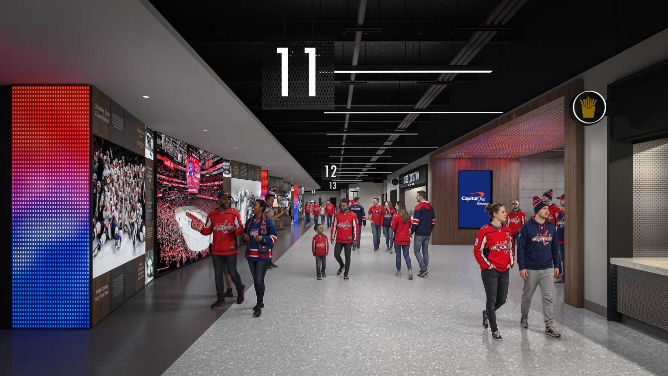 Capital One Arena North Memorabilia area