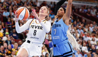 DiJonai Carrington says Sophie Cunningham foul was not intentional, declines to explain 'white privilege' post