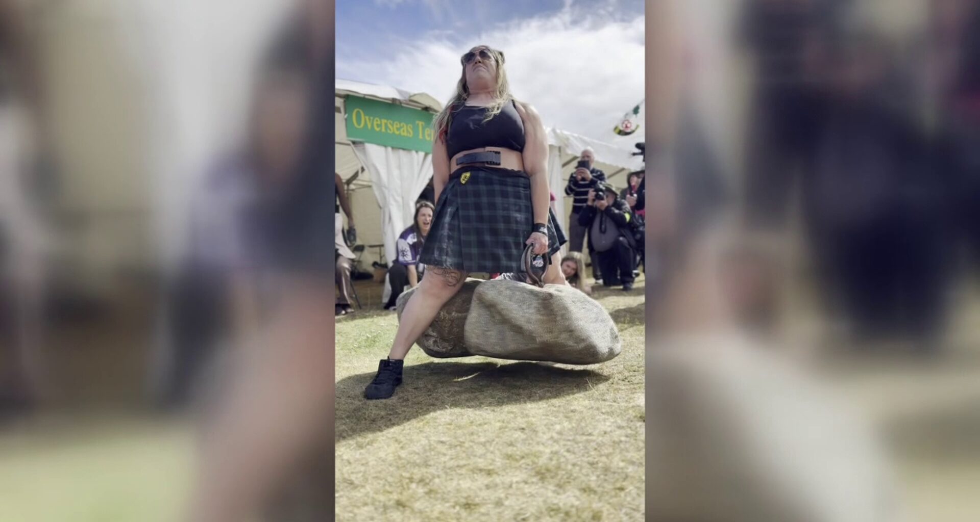 Berwick councilwoman makes history lifting 733-pound Dinnie stones in Scotland