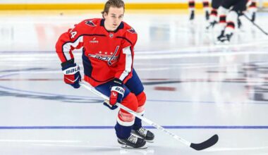 Cole Hutson talks about his NHL debut and the bad pregame advice he received from Ryan Leonard