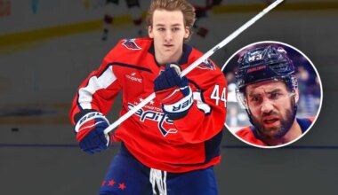 Cole Hutson tells story of being reprimanded by Tom Wilson after making turnover on toe-drag move: ‘[He] let me hear it after the game’