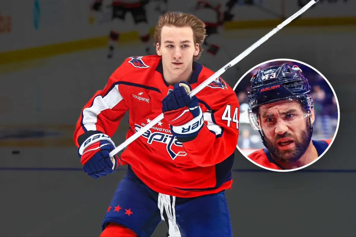 Cole Hutson tells story of being reprimanded by Tom Wilson after making turnover on toe-drag move: ‘[He] let me hear it after the game’