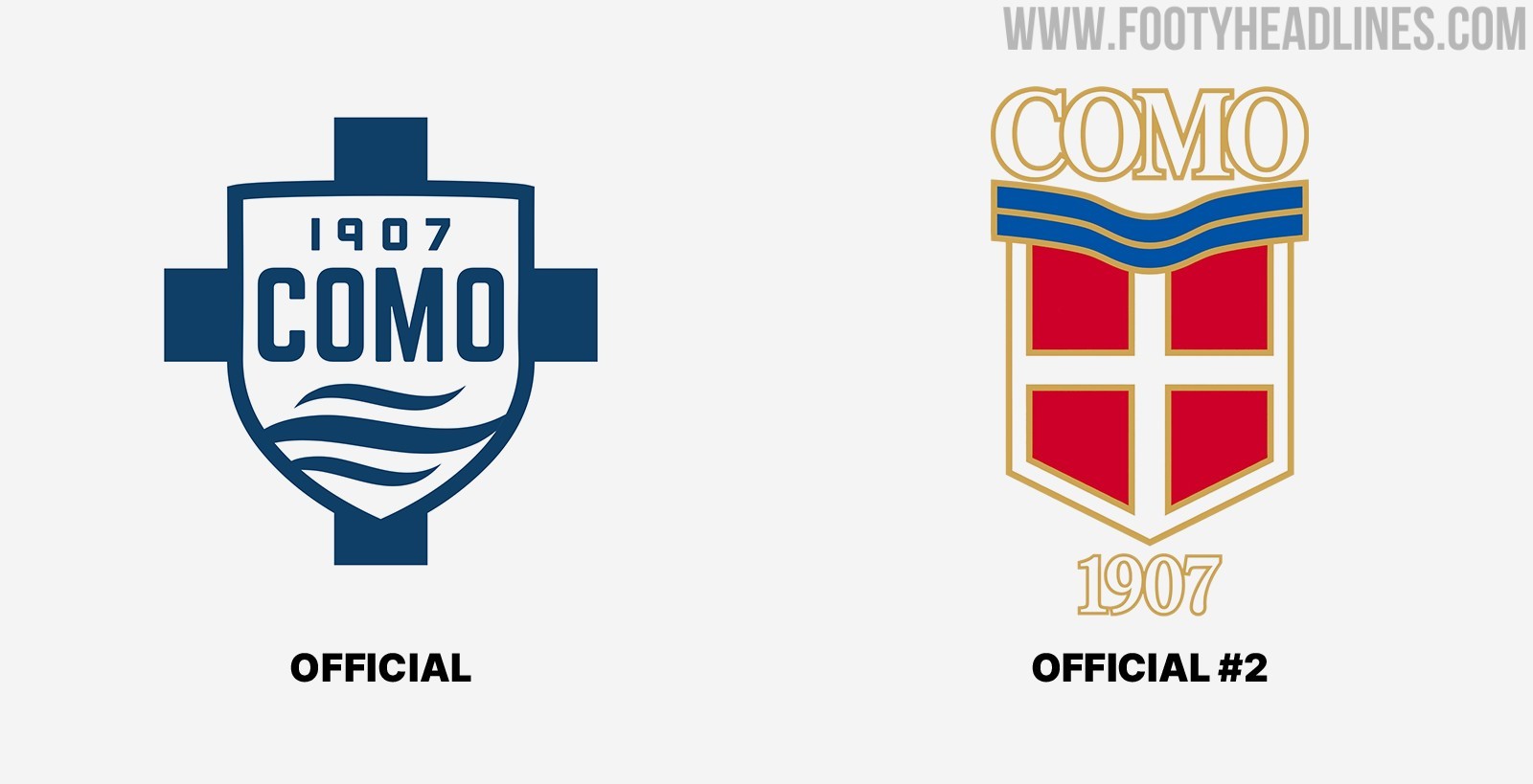 Como Has a New Crest, But It Is Only Half Official