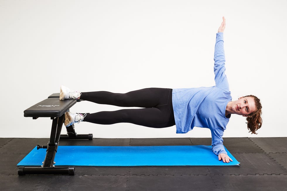 Person doing a copenhagen side plank person doing a copenhagen side plank