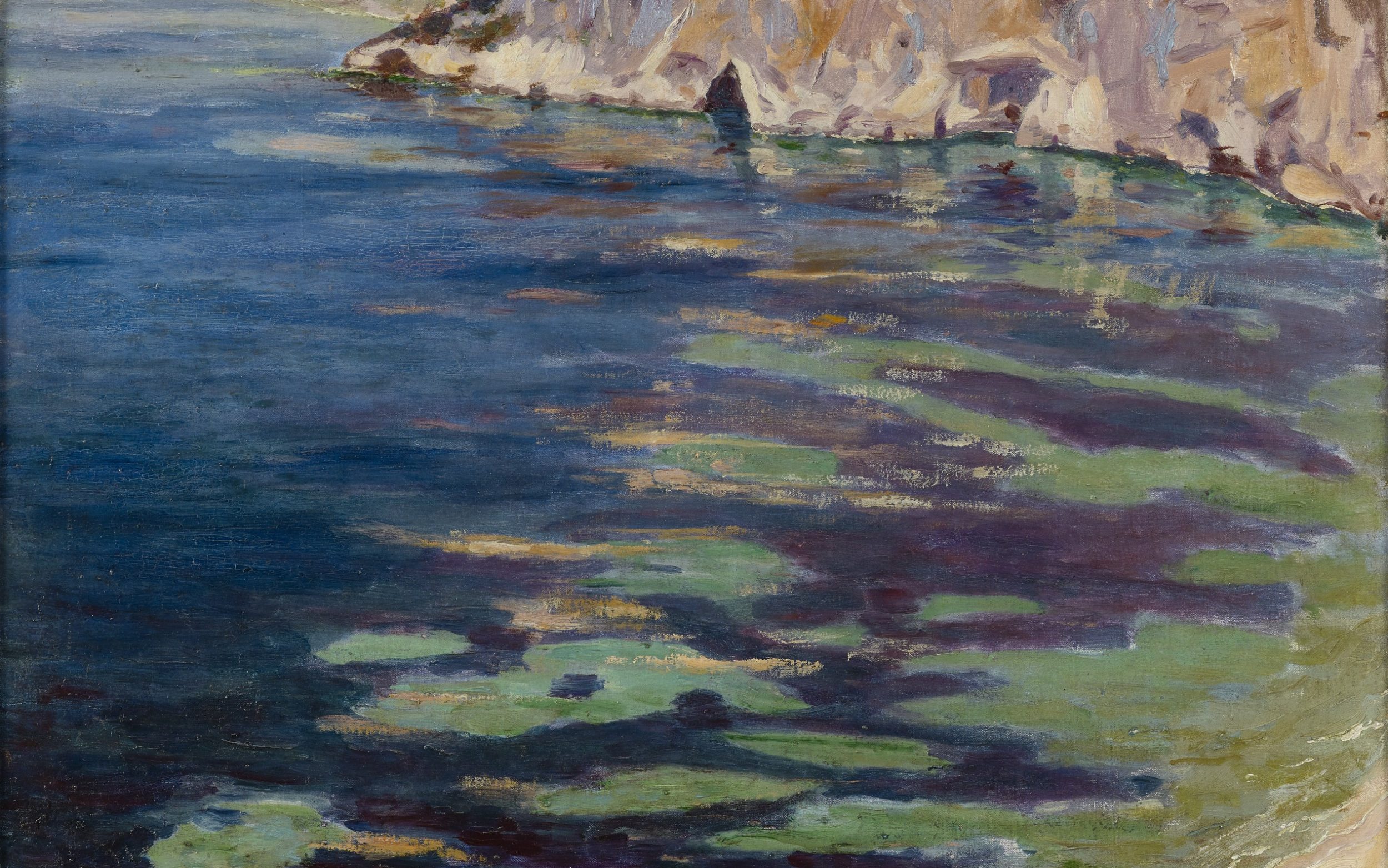 La Mala, Cap d'Ail painted by Churchill in 1921