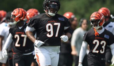 Bengals show progress on both sides of the ball on a hot and intense day in camp