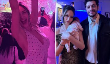 Elsie Hewitt gives 'baby daddy' Pete Davidson a shoutout after year of 'ups and downs'