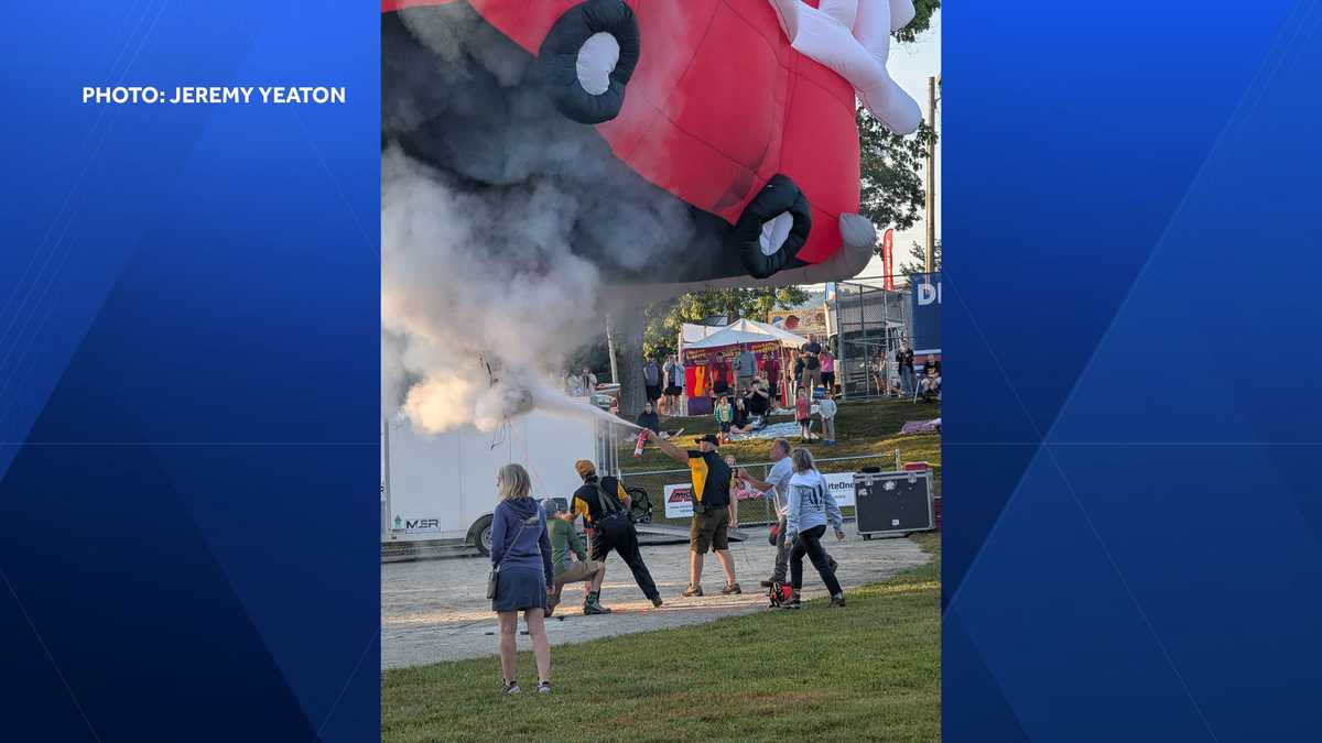 Remote-controlled balloon catches fire in Pittsfield; 1 injured