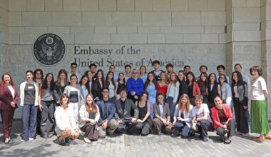 U.S. Embassy Welcomes FLEX Exchange Students Back to Georgia
