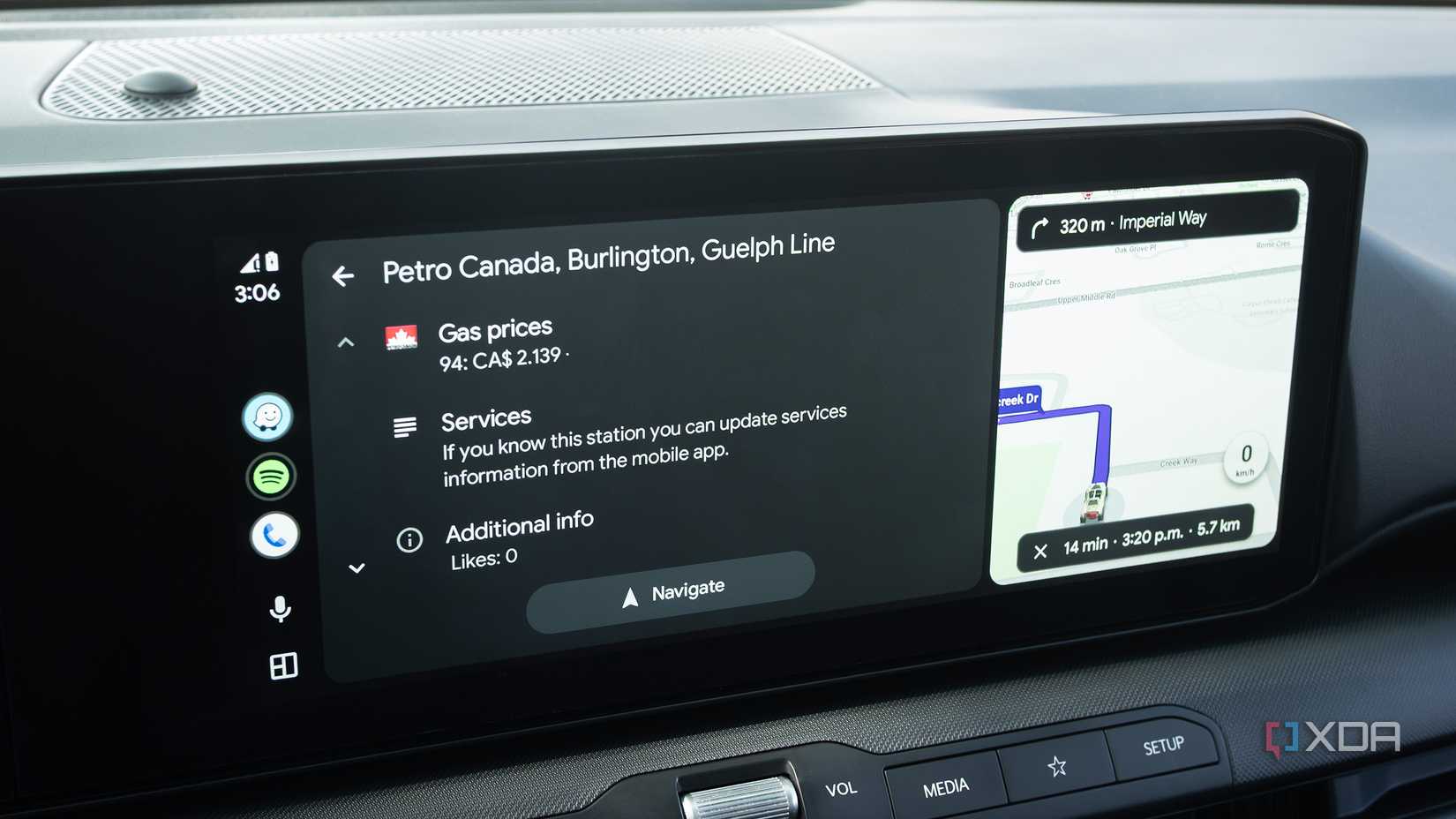 Fuelio in Android Auto