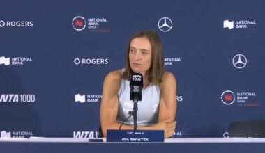 Press conference: Iga Swiatek on speaking at Alexandra Eala's graduation