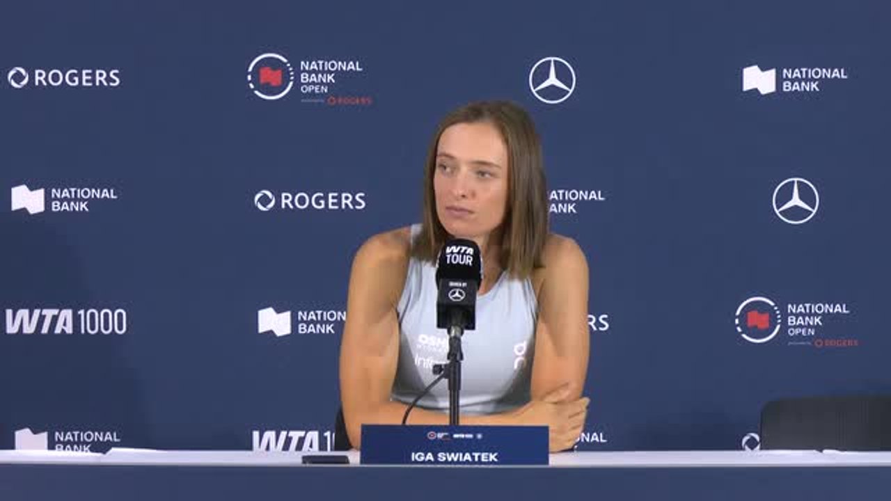 Press conference: Iga Swiatek on speaking at Alexandra Eala's graduation