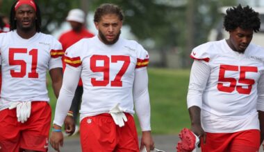 One Chiefs player leaves Friday’s practice with a strained hamstring