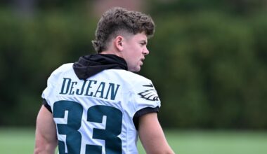 Cooper DeJean, Quinyon Mitchell added to latest Eagles injury report