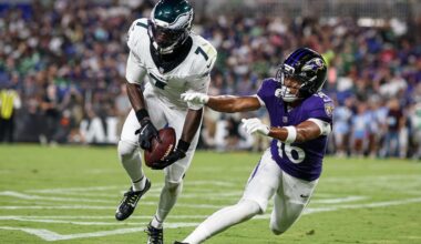 Eagles-Ravens preseason observations: Position battle updates, injury news, and more