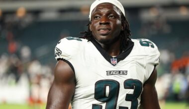 Eagles roster cuts: Uar Bernard included in trim down to 53 players