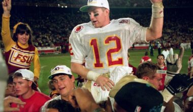What are the top 10 games in FSU history?