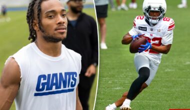 Calvin Austin suffers potentially major knee injury at Giants practice