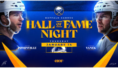 Pominville, Vanek to enter Sabres Hall of Fame on Jan. 14