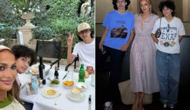 Jennifer Lopez Shares Photos from Italy Road Trip with Twins Max and Emme Before They Head Off to College