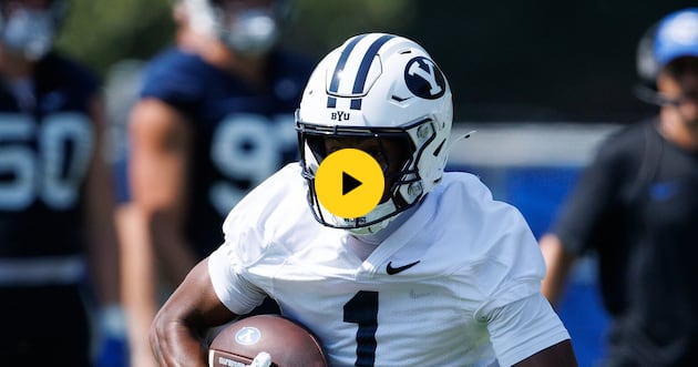 New BYU receiver Legend Glasker already turning heads – Deseret News