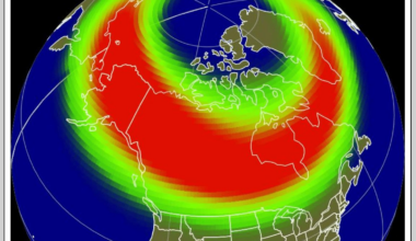 Map shows where Northern Lights could dazzle skies after solar flare