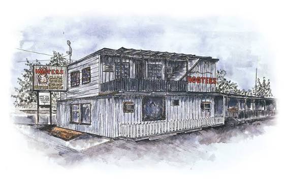 A Hooters restaurant