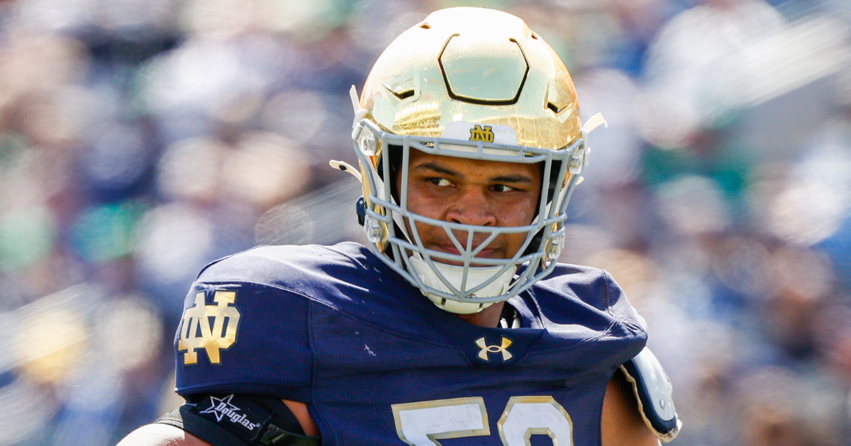CJ Carr and Notre Dame's football facilities