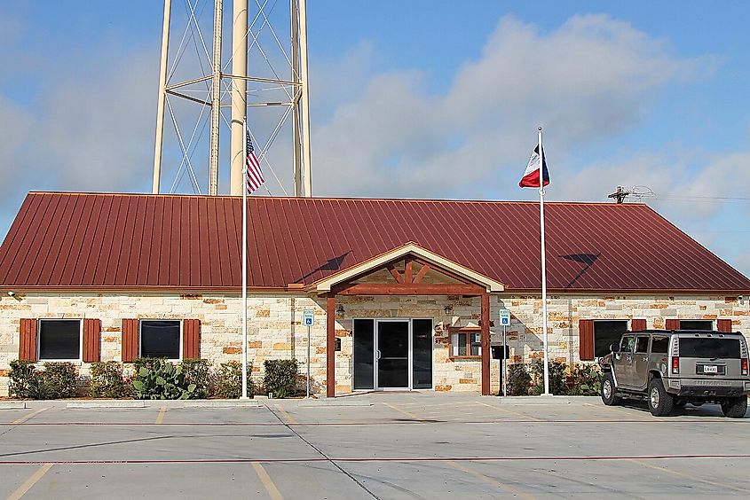 City Hall in Jarrell, Texas.