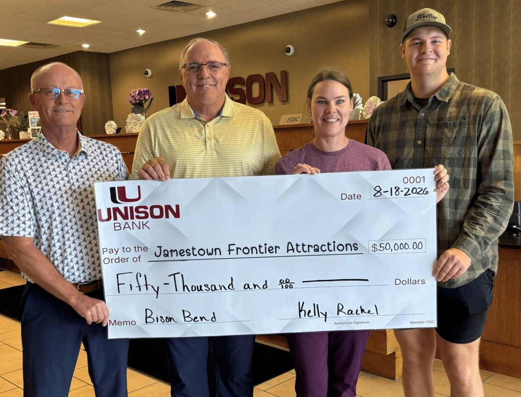 Unison Bank Donates $50,000 to Bison Bend Mini Golf Project