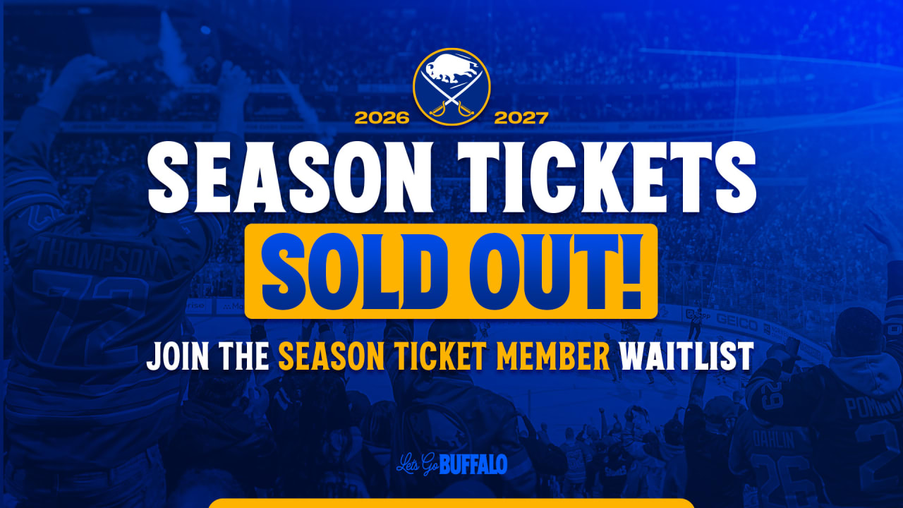 Sabres’ 2026-27 season tickets sold out – join the waitlist