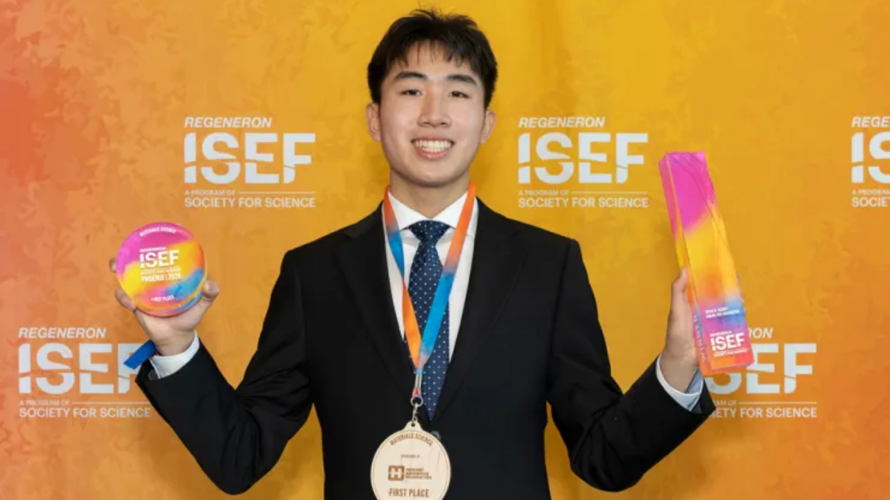 Kevin Sun (Image Credit: Society For Science) Kevin Sun