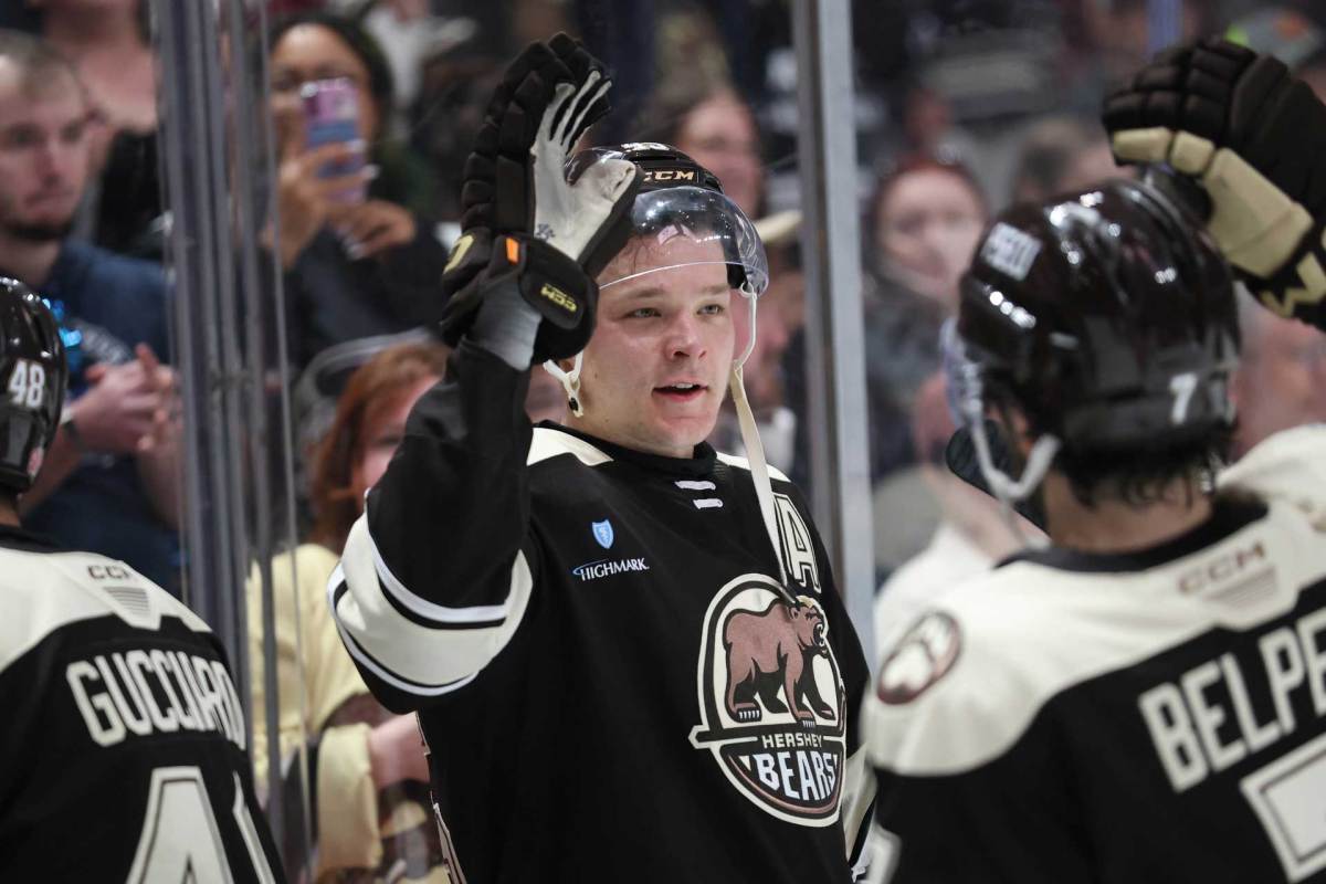 ‘It was a no-brainer for me’: Matt Strome signs one-year contract extension with Hershey Bears