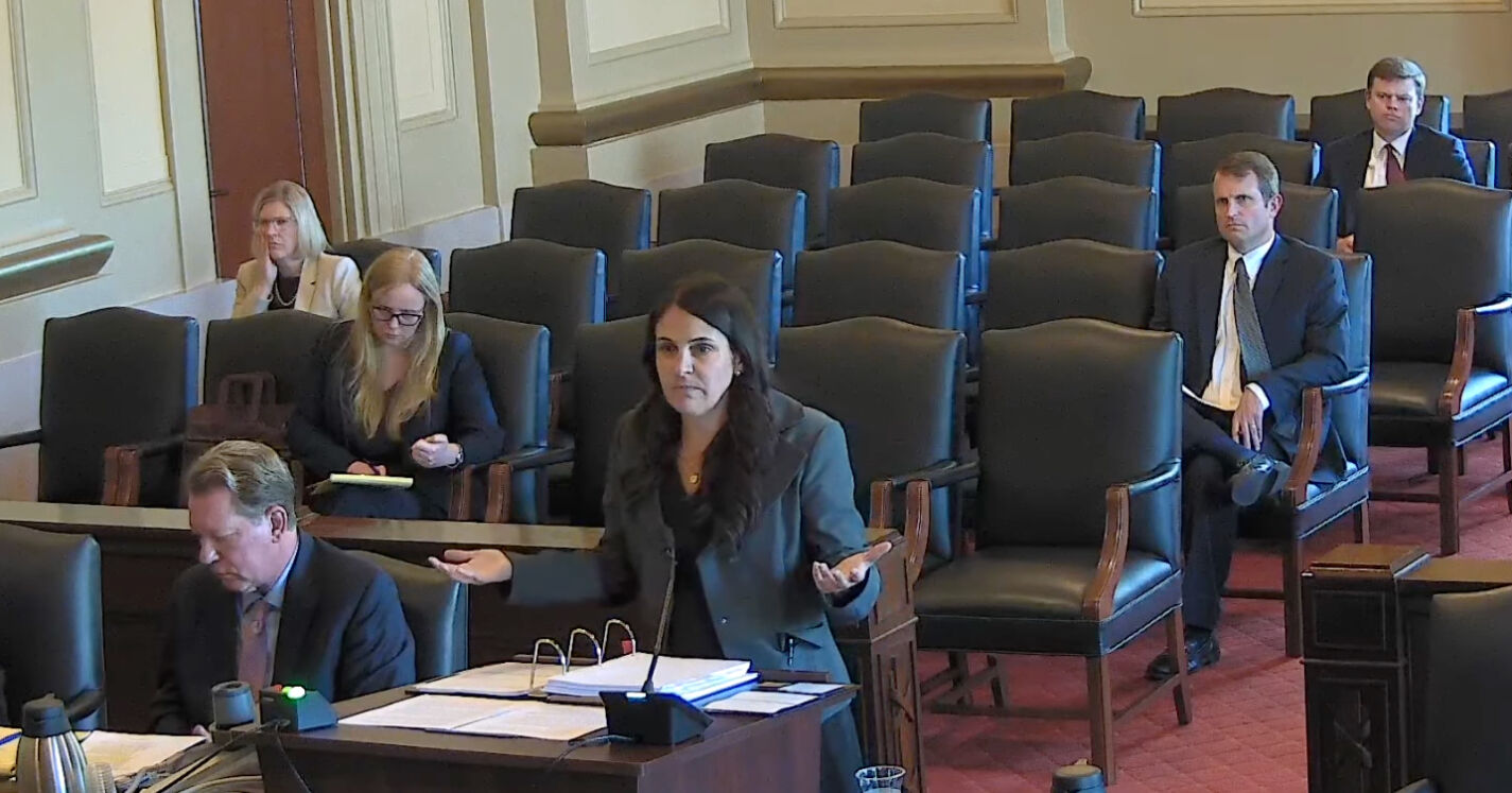 Meghan Lock argues at the North Carolina Court of Appeals