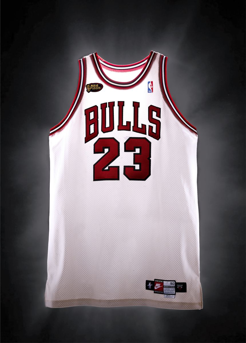 The jersey will be sold by Joopiter, the auction house owned by musician, producer and Louis Vuitton men's creative director Pharrell Williams.