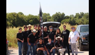 High-powered rocket built by Valley students completes full flight, recovery in Hearne, TX