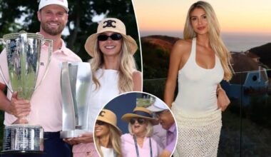 Wyndham Clark's dad in awkward celebration moment with golfer's girlfriend
