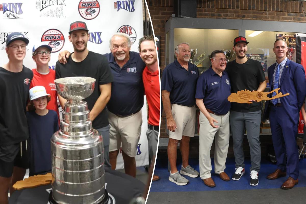 Brandon Bussi brings Stanley Cup to Long Island hometown