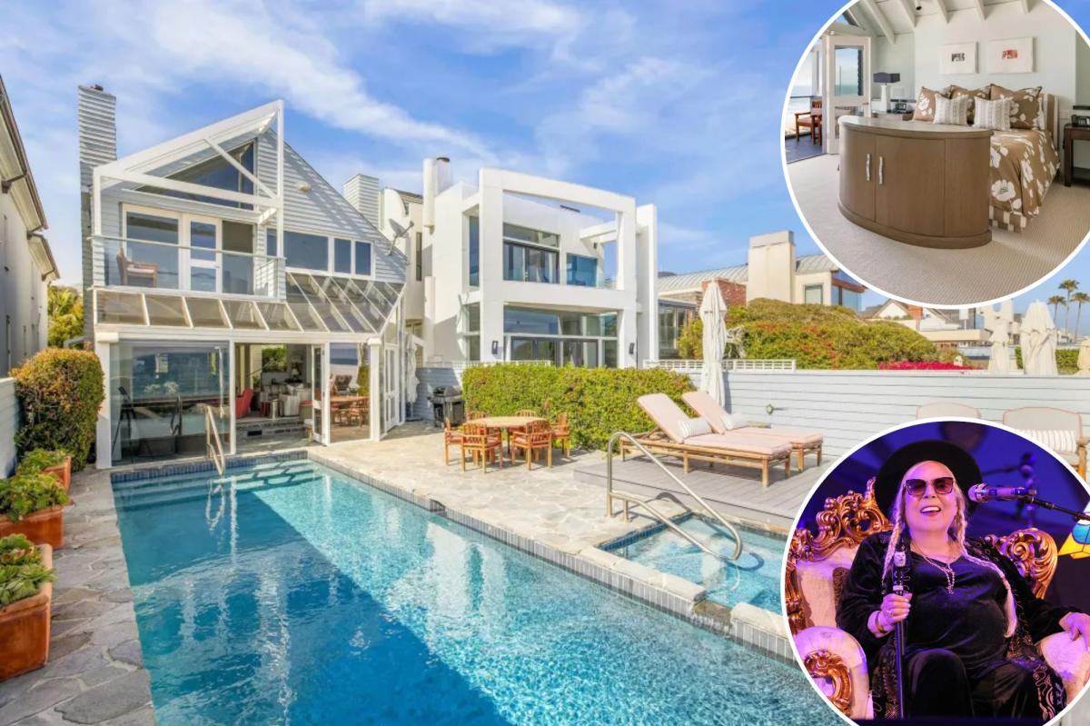 Joni Mitchell's beachfront Malibu mansion goes on the market for whopping price