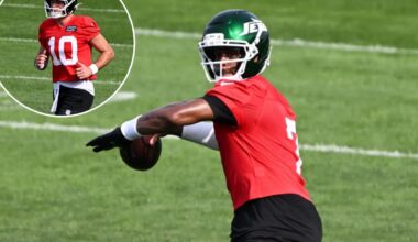 Geno Smith has perfect day as rookie QB fades late at Jets camp